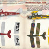 Print Scale 48-179 De Havilland Tiger Moth - part 1 (wet decals) 1/48