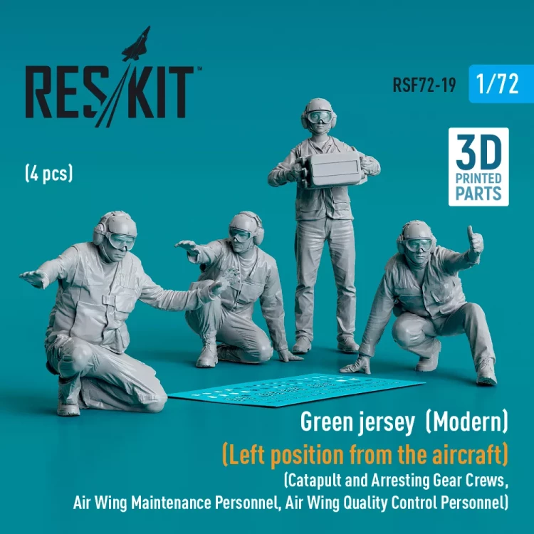 Reskit F72019 Green jersey (Modern) (4 pcs.) 1/72