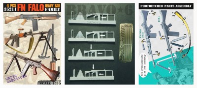 Bravo6 35211 FN-FALO Heavy Barrel Family 1/35