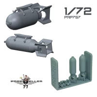 77 Propeller 77PRP757 US 1000 lb bomb for A-36 Apache & P-51B/C 1/72