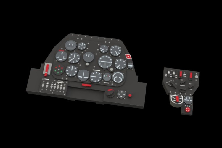 Eduard 674051 BRASSIN P-51B/C exh.s w/ fairings LOOKplus 1/72