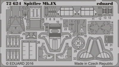 Eduard 72624 Spitfire Mk.IX 1/72
