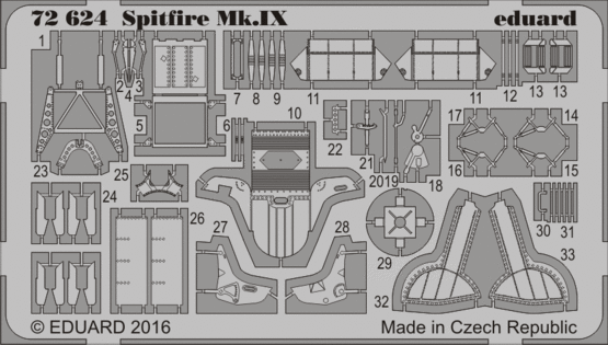 Eduard 72624 Spitfire Mk.IX 1/72