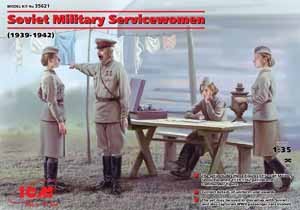 ICM 35621 Soviet Military Servicewomen (1939-1942) 1/35