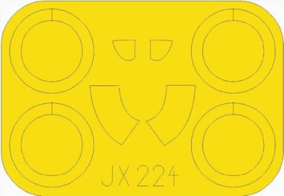 Eduard JX224 Mask 1/32 I-16 Type 29 (ICM)