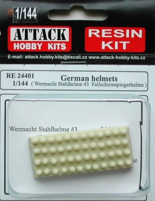 Attack Hobby RE24401 German helmets (48pcs.) 1/144
