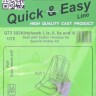 CMK Q72302 Kittyhawk - seat w/ sutton harness (SP.HOBBY) 1/72