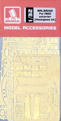 Brengun BRL32032 Fw-190D - exterior PE set (HAS) 1/32