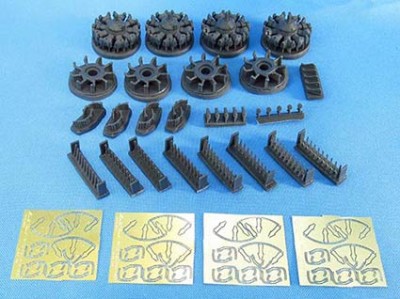 Metallic Details MDR4861 Boeing B-17G Flying Fortress engines (designed to be used with Hong Kong Models kits) 1/48