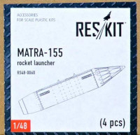 Reskit RS48-0060 Matra-155 rocket launcher (4 pcs.) 1/48
