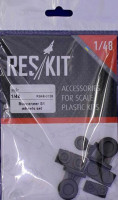 Reskit RS48-0128 Buccaneer S1 wheels set (AIRFIX) 1/48