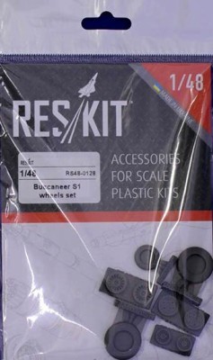 Reskit RS48-0128 Buccaneer S1 wheels set (AIRFIX) 1/48