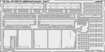 Eduard 36108 M-1130 CV additional armour TRU