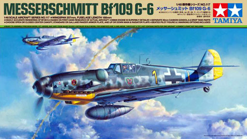 Tamiya 61117 Messerschmitt Bf 109 G-6 1/48