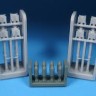 Barracuda Studios BCR48527 Hawker Sea Fury 2 Tier RP-3 Rockets and rails 1/48