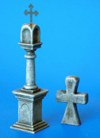 Plus model 172 Stone Column with Peace-Offering Cross 1:35