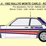 Reji Model JM406 Ascona 400 Gr.B M.Carlo 1982 - Rothmans logo 1/24