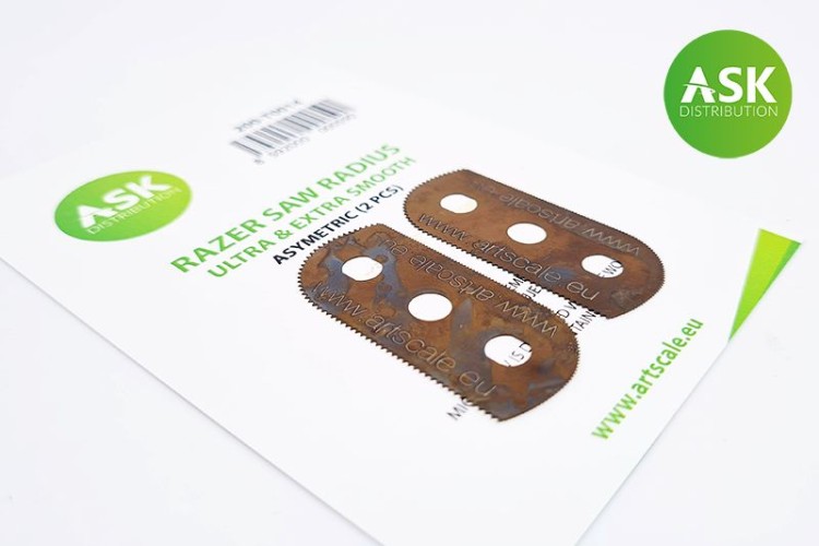 Art Scale 200-T0014 2 pc. ASK Razor Saw Radius 65/100 teeth No Scale