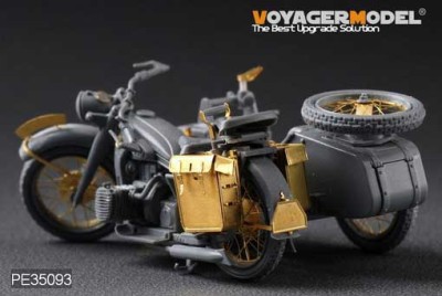 Voyager Model PE35093 WWII German Motorcycle R-12 (For Zvezda 3607) 1/35