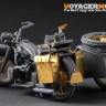 Voyager Model PE35093 WWII German Motorcycle R-12(For Zvezda 3607) 1/35