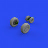 Eduard 648701 BRASSIN F/A-18E wheels (MENG) 1/48