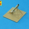 Aber 35L161 Stokes 4in mortar for British WWI Tank Mk.IV Tadpole (designed to be used with Emhar, Takom and Tamiya kits) [WWI Heavy Battle Tank Mk.IV Male Tadpole] 1/35