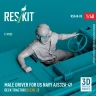 Reskit F48085 Male driver US NAVY A/S32A-49 Deck Tractor 2 1/48