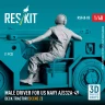 Reskit F48085 Male driver US NAVY A/S32A-49 Deck Tractor 2 1/48