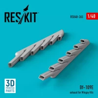 Reskit U48265 Bf 109E exhaust (WINGSY) 1/48