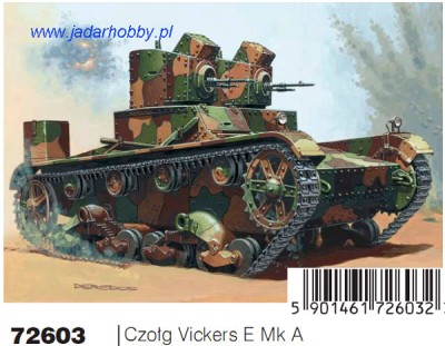 Mirage 726003 - Vickers E Mk.A 1:72
