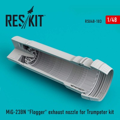 Reskit U48183 MiG-23BN 'Flogger' exh. nozzle (TRUMP) 1/48