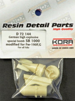 Kora Model D72144 German special bomb SB 1000 for Fw-190F,G 1/72