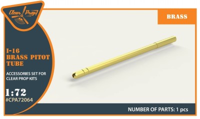 Clear Prop CPA72064 I-16 Brass Pitot tube (CL.PROP) 1/72