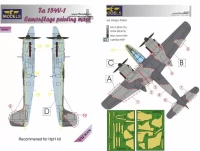 Lf Model M3292 Mask Ta 154V-1 camouflage painting 1/32
