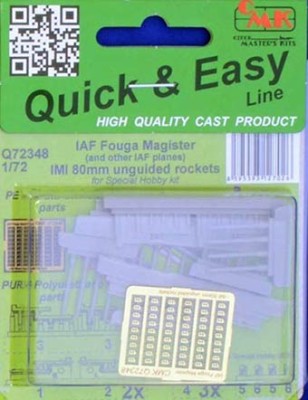 CMK Q72348 IAF Fouga Magister IMI 80mm unguided rockets 1/72
