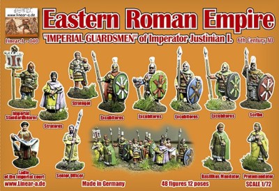 Linear-A LA040 Eastern Roman Empire 6Th Century Ad "Imperial Guardsmen" Of Imperator Justinian 1/72