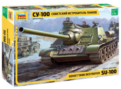 Звезда 3688 Советский истребитель танков СУ-100 1/35