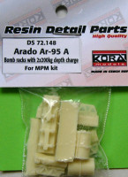 Kora Model DS72148 Ar-95A Bomb racks w/ 2x200kg depth ch. (MPM) 1/72