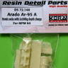 Kora Model DS72148 Ar-95A Bomb racks w/ 2x200kg depth ch. (MPM) 1/72