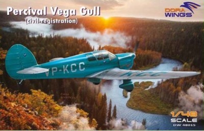 Dora Wings 48015 Самолет Percival Vega Gull 1/48