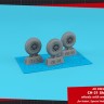 Armory ARAW48358 Piasecki H-21 Shawnee wheels with weighted tyres 1/48