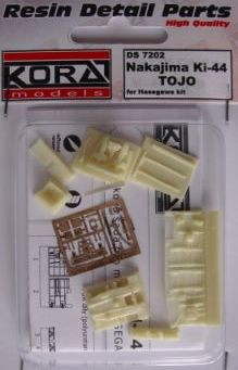 Kora Model DS7202 Detail Set for Nakajima Ki-44 TOJO (HAS) 1/72