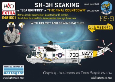 HAD E481001 Decal SH-3H Seaking 'Final Countdown Movie' 1/48