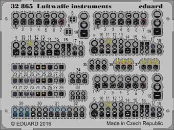 Eduard 32865 Luftwaffe instruments 1/32