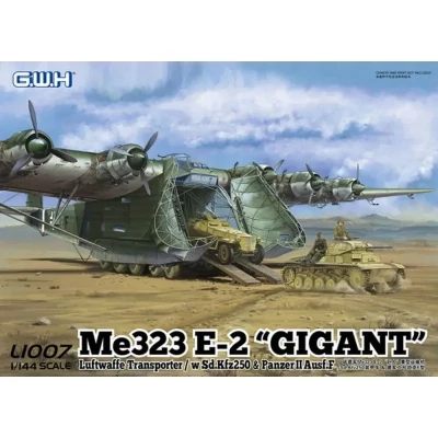Great Wall Hobby L1007 Немецкий транспортный самолёт Me 323 E-2 &quot;Gigant&quot;/s AFVs 1/144