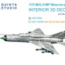 Quinta studio QD72256 МиГ-21МФ (Московского завода) (Eduard) 1/72