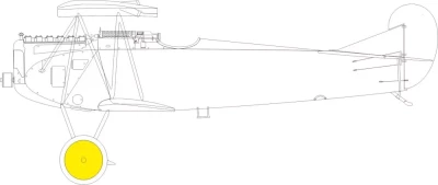 Eduard EX1008 Mask Fokker D.VIIF (EDU) Mask