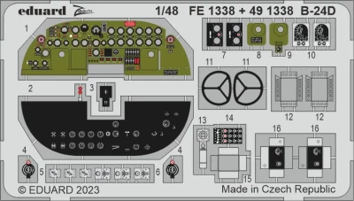 Eduard FE1338 B-24D (REV) 1/48