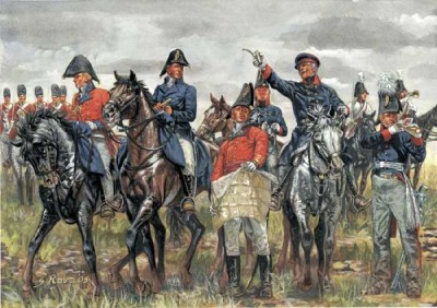 Italeri 06065 Солдаты British and Prussian General Staff 1/72