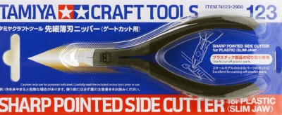 Tamiya 74123 Кусачки-бокорезы для пластика (Sharp Pointed)